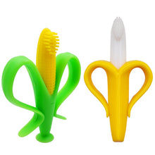 Load image into Gallery viewer, Baby Silicone Training Toothbrush