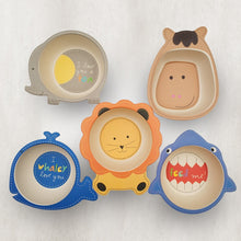 Load image into Gallery viewer, Baby Natural Bamboo Fiber Bowls