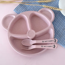 Load image into Gallery viewer, 3Pcs/Set Baby bowl+spoon+fork