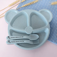 Load image into Gallery viewer, 3Pcs/Set Baby bowl+spoon+fork