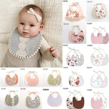 Load image into Gallery viewer, Baby Girl Flower Printed Bibs