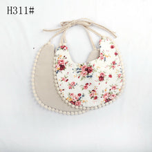 Load image into Gallery viewer, Baby Girl Flower Printed Bibs