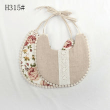 Load image into Gallery viewer, Baby Girl Flower Printed Bibs