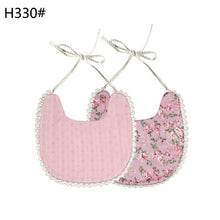 Load image into Gallery viewer, Baby Girl Flower Printed Bibs
