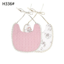 Load image into Gallery viewer, Baby Girl Flower Printed Bibs